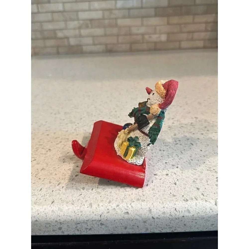 Vintage Stocking Hangers‎ – Snowman and Santa   Bn